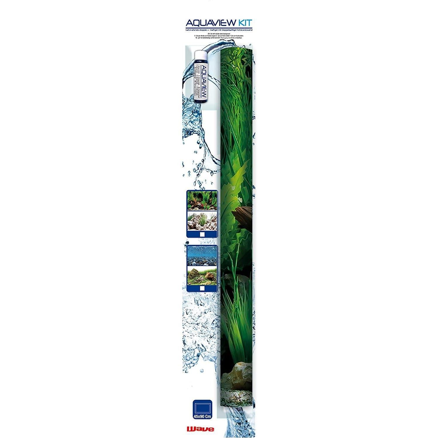 Sfondo per acquario con colla Wonder cm90x45h Sfondo per acquario con colla Wonder cm90x45h